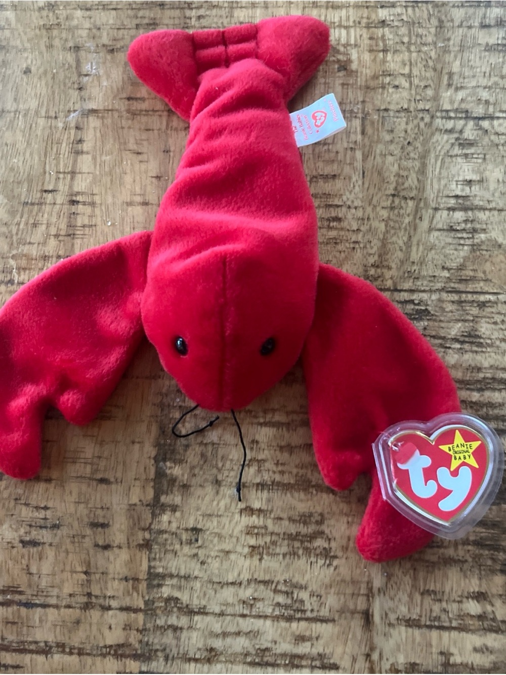 Pinchers The Crab 1993 Beanie Babies Collection PVC Pellets